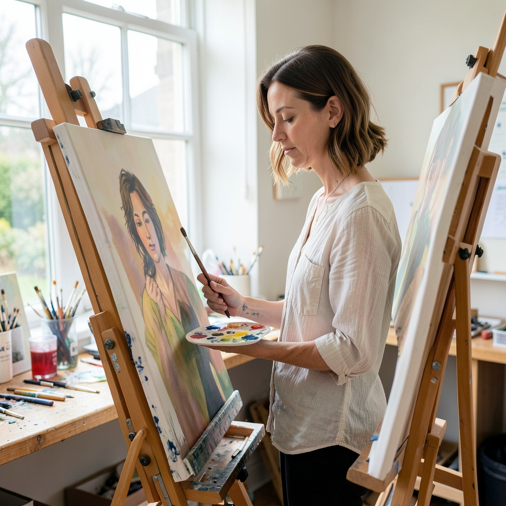 East Sussex artist Clarissa Shanahan to appear on Portrait Artist of the Year